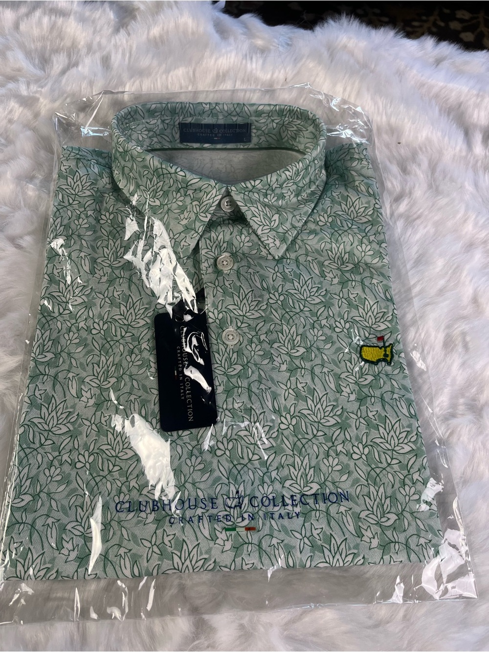 NWT 2026 The Master’s official Men’s Clubhouse Collection Polo